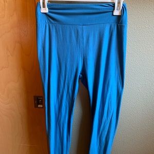 LulaRoe Blue Leggings